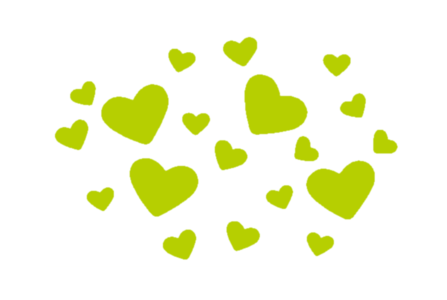 Herzen-Set Flock samtig weich 20 Stück