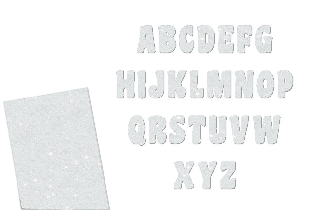 Buchstaben "Emma" 4cm hoch