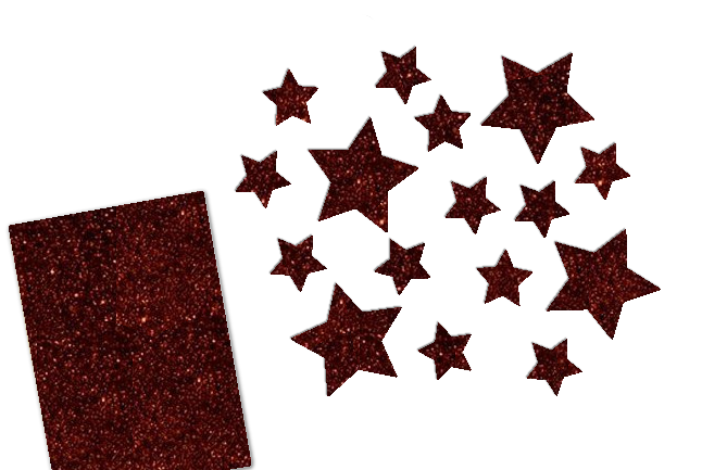 Glitzer Sterne Set 16 Stück