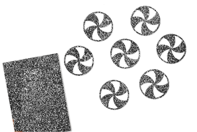 Glitzer Peppermint Candy 16 Stück