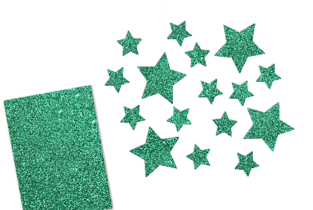 Glitzer Sterne Set 16 Stück