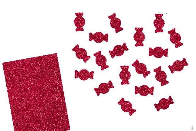 Glitzer Bonbons-Set 50 Stück