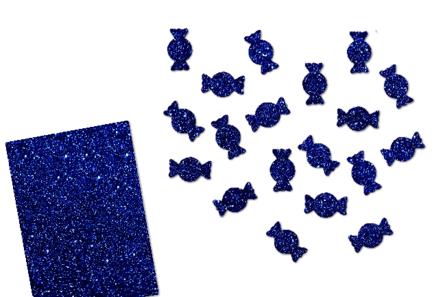 Glitzer Bonbons-Set 50 Stück