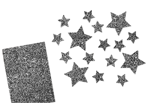 Glitzer Sterne Set 16 Stück