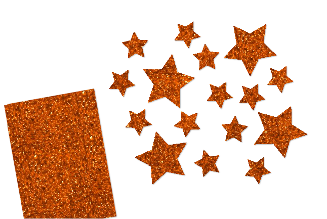 Glitzer Sterne Set 16 Stück