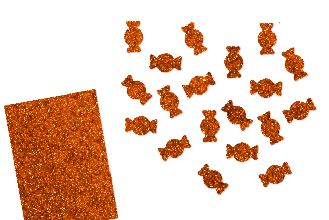 Glitzer Bonbons-Set 50 Stück