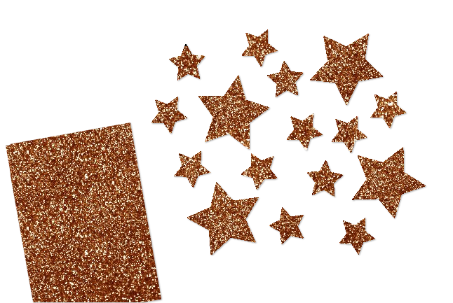 Glitzer Sterne Set 16 Stück