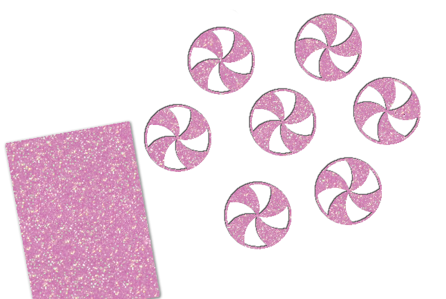 Glitzer Peppermint Candy 16 Stück